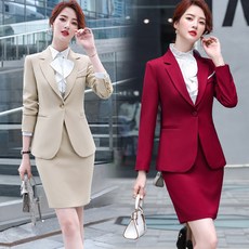 와캣_F/W여성정장세트 2PCS 바지정장세트 오피스룩 면접의상 하객룩