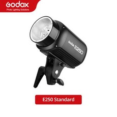 Godox-E250 250Ws 사진 스튜디오 플래시 스트로브 라이트 + 50x70cm 거드 소프트박스 + 180cm 라이트 스탠드 + AT-16 트리거 플래시 키트 사진 스튜디오, Kit 1 110v, 1개