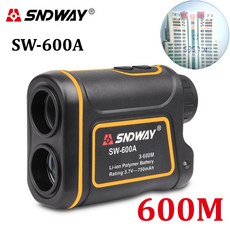 SNDWAY 핸드헬드 모노폴라 골프 레인지파인더 거리 측정 망원경 트렌라 레인지 파인더 실외 측정 레이저 거리 트렌더 측정기, 01 China, 01 600m