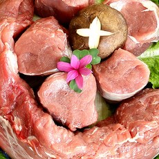 지리산바래봉흑돈 안심, 1개, 500g