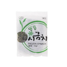냉동 시금치 1kg 1개