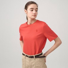 [AK PLAZA] [온앤온] 베이직 로고 자수 티셔츠 NEW4XE102