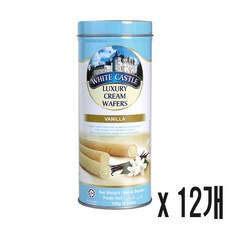 화이트캐슬 럭셔리웨이퍼 바닐라향, 100g, 12개
