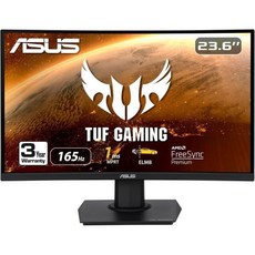 ASUS 277766 TUF 게이밍 23.6인치 1080P 커브드 모니터VG24VQE, 24" Curved FHD 165Hz FreeSync