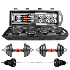미국 상점 50kg 덤벨 조정 가능한 무게 세트 적당 가정 자유로운 무게 세트 연결 막대기를 가진 덤벨 50kg/110lb 새로운 20