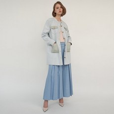 스윗원에이티 [스윗원에이티] AUDREY HALF DENIM JACKET (2COLORS)