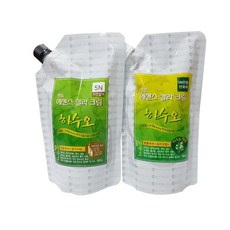 하수오 에센스 칼라크림 500g/하수오먹물 염색 흰머리염색, 샴푸파우치, 1N 흑색, 1개