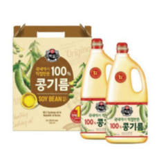 백설 백설콩기름5호, 1.8L 2개입, 1세트, 2개