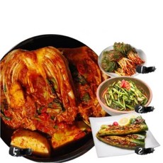 도미솔 맛있는 김치 4종 10kg(포기5kg+오이2kg+열무2kg+파1kg), 상세 설명 참조, 단일옵션