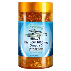 Ausway 오즈웨이 피쉬오일 1000mg 오메가3 365캡슐, 365정, 1개