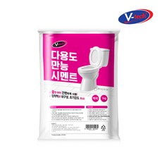 브이텍 물만부어 사용하는 다용도 만능시멘트 백색 1kg, 1개