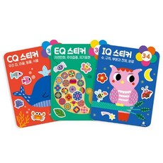 IQ EQ CQ 3.4세 스티커북 세트, 도티도그 편집부(저),도티도그, 도티도그