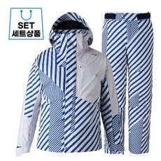 DEMO PRINT MODEL [72-BLUE] 미즈노 스키복 세트