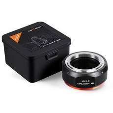 KnF M42-NEX PRO 렌즈변환 어댑터 - M42 마운트 렌즈 > 소니 E 바디 - 내부무반사코팅 - M42 Lens to Sony E PRO adapter, 1개 - 엑스트리머av-m4