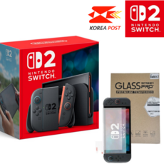 닌텐도 스위치 2 정품 Nintendo 휴대용 게임기, 닌텐도 스위치2+스위치2 9H강화유리 우체국택배당일발송