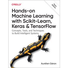 (영문도서) Hands-On Machine Learning with Scikit-Learn Keras and Tensorflow: Concepts Tools and Tech... Paperback, O'Reilly Media, English, 9781098125974