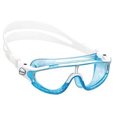 Cressi Wide View Swim Mask for Kids aged 2 3 4 5 6 7 years old Baloo made in Italy BlueWhite, LilacWhite