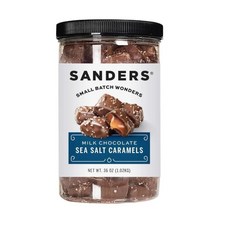 샌더스 밀크 초콜릿 씨 솔트 카라멜 36oz 1.02킬로 ( 미국코스트코직배송 SANDERS MILK CHOCOLATE SEA SALT CARAMELS 36oz 1.02kg ), 4개 - 샌더스