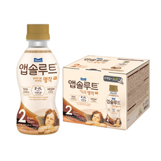 앱솔루트 명작 액상 2FL 2단계 (니플미포함), 240ml, 6개