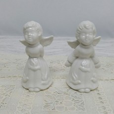 장식소품 장식품 인테리어소품 천사장식 천사소품 천사도자기set+BIZ!