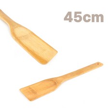 M 45cm 대나무 장주걱 l 다용도 나무 주걱 장독대 고추장 가마솥 양념주걱, 1개