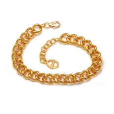 BNBGOLD [비앤비골드] 24K 순금 볼륨 원형 커브 체인 팔찌 26.25g