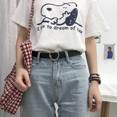 Ogfaour 핑크 러블리 하트 여성 벨트 심플 멀티 벨트 A22062802