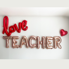 파티셔스 스승의날 풍선 포토존 세트 사랑해요 선생님 love teacher