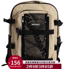SPAO 캐 주 얼 책가방 남녀 더 블 숄 백 팩 아웃 도 어 학생 가방 2020 베이지