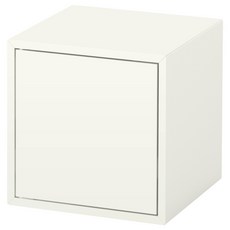 도어수납장 화이트 에케트 35x35x35 cm, 기본
