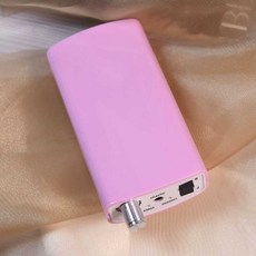 셀프 젤네일드릴 기계 큐티클제거기 케어 드릴 무선 머신 전기, 1개, 분홍