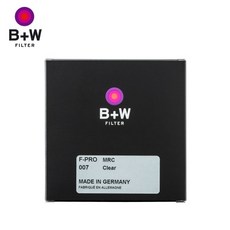 [정품] 슈나이더 B+W BASIC MRC 007 Clear 82mm BW필터