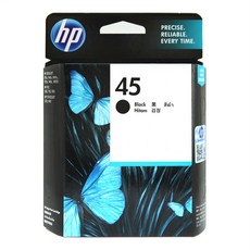 HP 정품 프린터잉크 No 45 51645A 검정