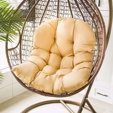 그네 의자 안락 쿠션 해먹 걸이 바구니 정원 베개 파티오 마당 안뜰 해변 없음 80x100cm, No Removable, camel