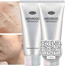 네이처수 마일드 필링젤 저자극 페이스 바디 대용량, 120ml, 2개