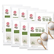 CJ 백설 맛소금, 500g, 9개