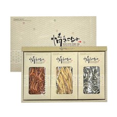 건어물 선물세트 3종(황태 분홍새우 고바멸치) 프리미엄 명절, 1개