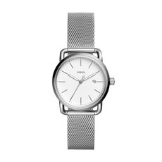 Fossil 파슬 여성시계 The Commuter Mesh Casual SilverTone (Model ES4331)