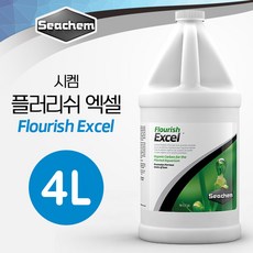 시켐 플로엑셀 Flourish Excel / CO2대체 보완 / 붓이끼 제거, 1개, 4L
