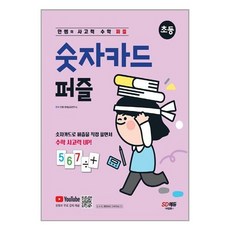 시대교육 안쌤의 사고력 수학 퍼즐 숫자카드 퍼즐 초등 (마스크제공), 단품