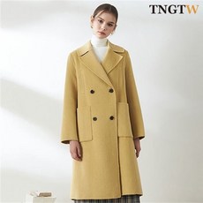TNGTW 모혼방 더블 버튼 코트 THH1ADW81 YE