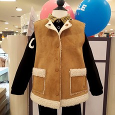 컬리수 겨울! 리버시블무스탕조끼 COW0GAVE02_뉴코아일산