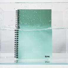 방수스프링노트M A5사이즈 방수노트 각닷 필사노트