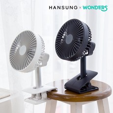 원더스리빙 원더스 브리즈킹 WF70 탁상용 집게형 무선선풍기 타입c충전, 네이비