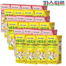 파스퇴르 파스퇴르 바른목장 프리바이오틱스우유 125ml 혼합2종 (딸기우유12입+바나나우유12입)