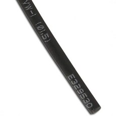검은색 1.5mm 배선 및 연결 다이아. 열 수축 튜브 슬리브 랩 와이어 1M, 1개