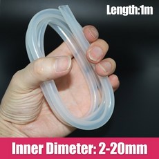 연동 펌프 튜브 소프트 실리콘 호스 유연한 식품 등급 무독성 투명, [01] 공간, [01] 1 Meter, [01] ID 2mm x OD 4mm