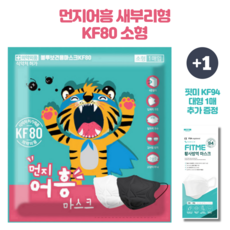 먼지어흥 새부리형 마스크 KF80 소형 화이트 국내생산 50매 개별포장 블루본, KF80 화이트 100매 (개별포장)