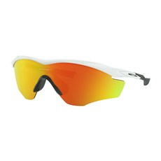 Oakley M2 Frame XL Sunglasses OO9343-05 Polished White W/ Fire Iridium Lens