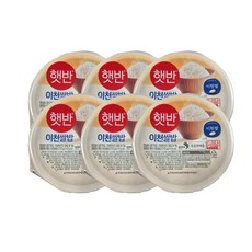 CJ제일제당 햇반 이천쌀밥, 210g, 6개